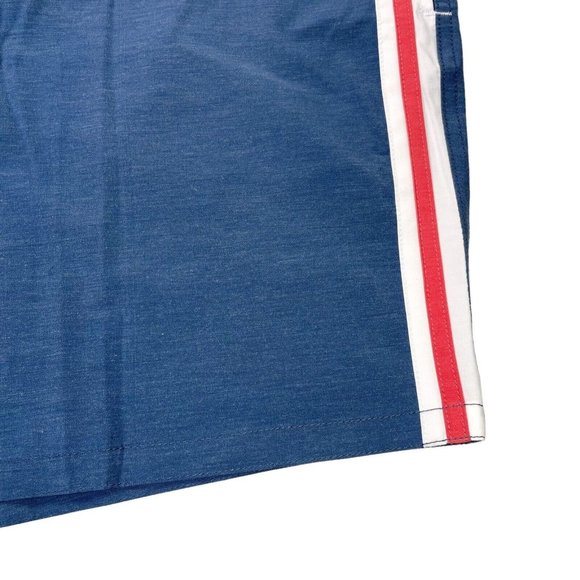 Faherty Retro Surf Stripe 7” Boardshort Blue Red Stripe- Mens 38- NWT MSRP $98 - Picture 3 of 13